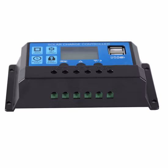 Controlador de carga 20A con farola solar de poste