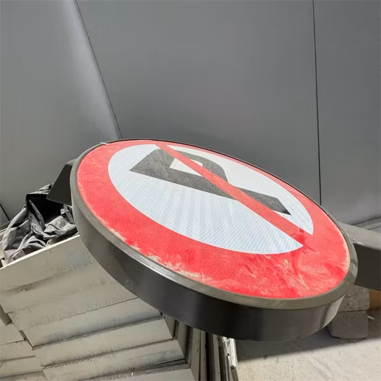 Letrero de calle de aluminio para exteriores con control de tráfico temporal OEM